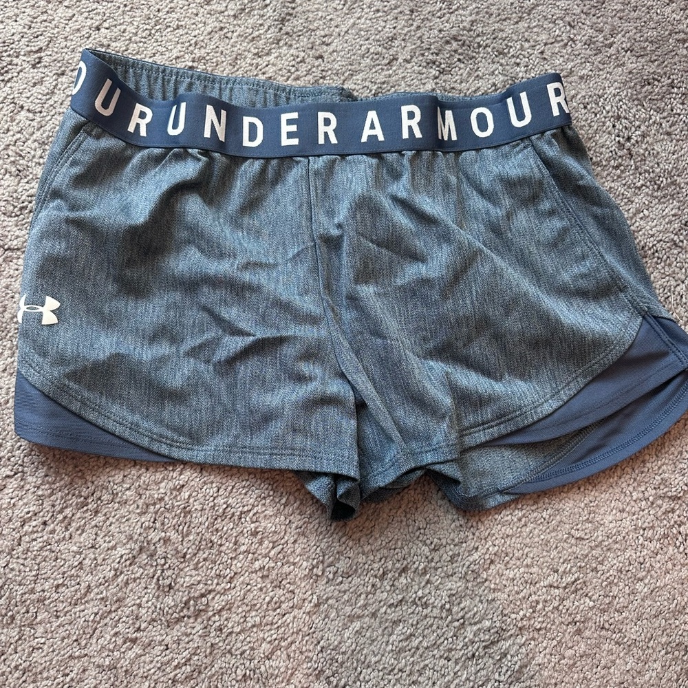 Under Armour Charcoal Gray Loose Fit Shorts
